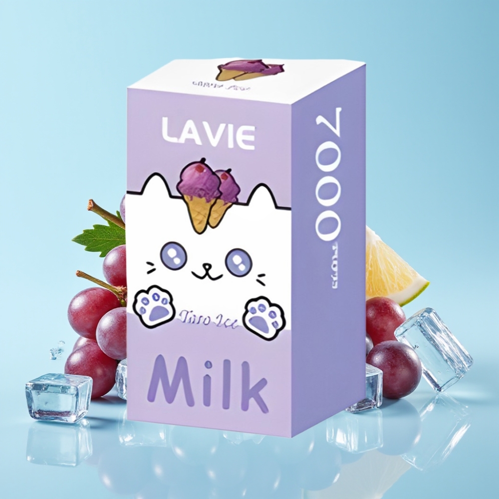 LAVIE Milk 7000 Puffs 16ML Viinijää Type C 600mAh bulk wholesale Suomi