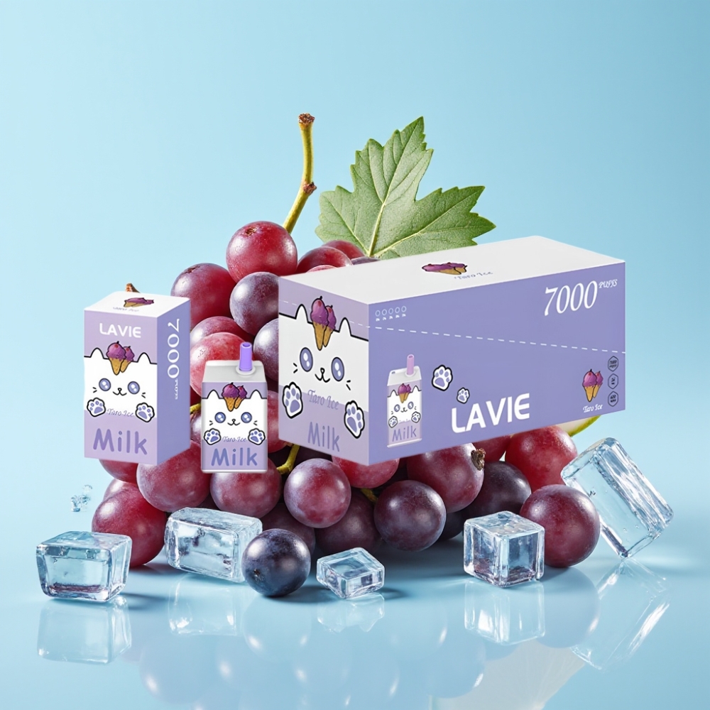 LAVIE Milk 7000 Puffs 16ML Viinijää Type C 600mAh bulk wholesale Suomi