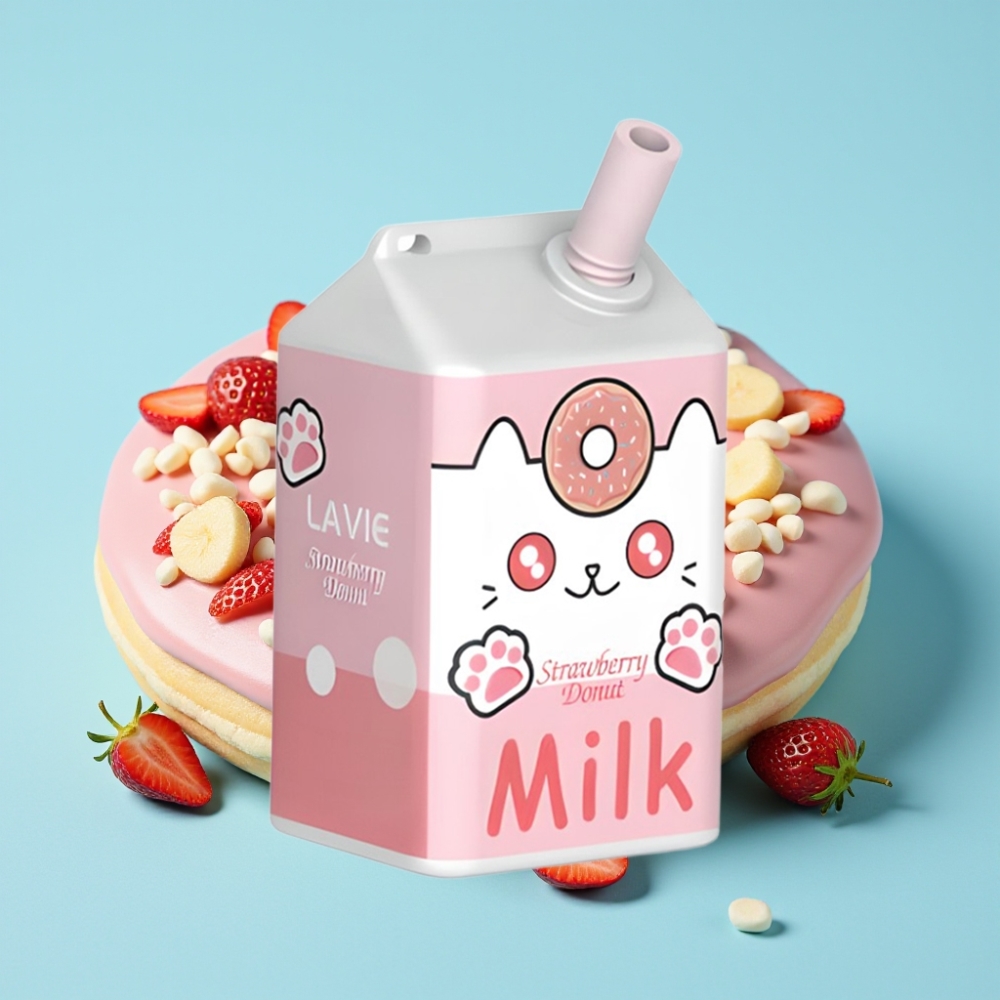 LAVIE Milk 7000 Puffs Mansikkadonitsa 16ML 600mAh Type C