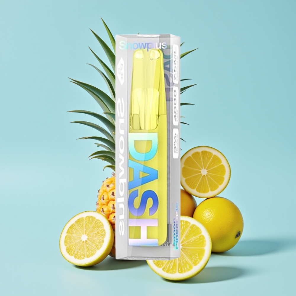 Snowplus Dash 4000 Puff Kertakäyttölaite Sitriksi-Ananas 530 mAh 7,5 ml