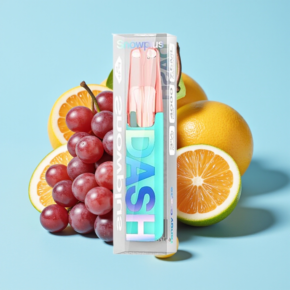 Snowplus Dash 4000 Puffs 7,5 ml Kirpeä Viinirypäle 530 mAh Ceramic