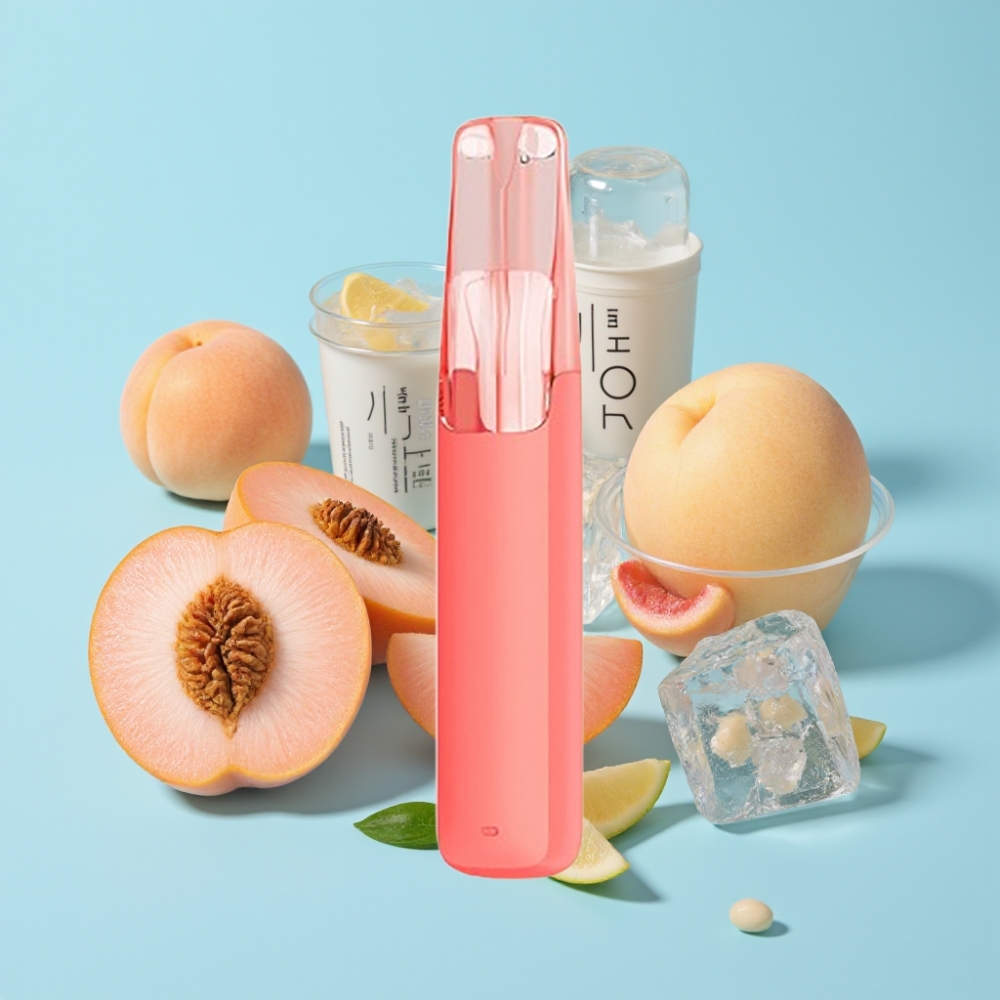 Snowplus Dash 4000 Puffs 7,5 ml Persikkajää Ceramic Atomizer 530 mAh