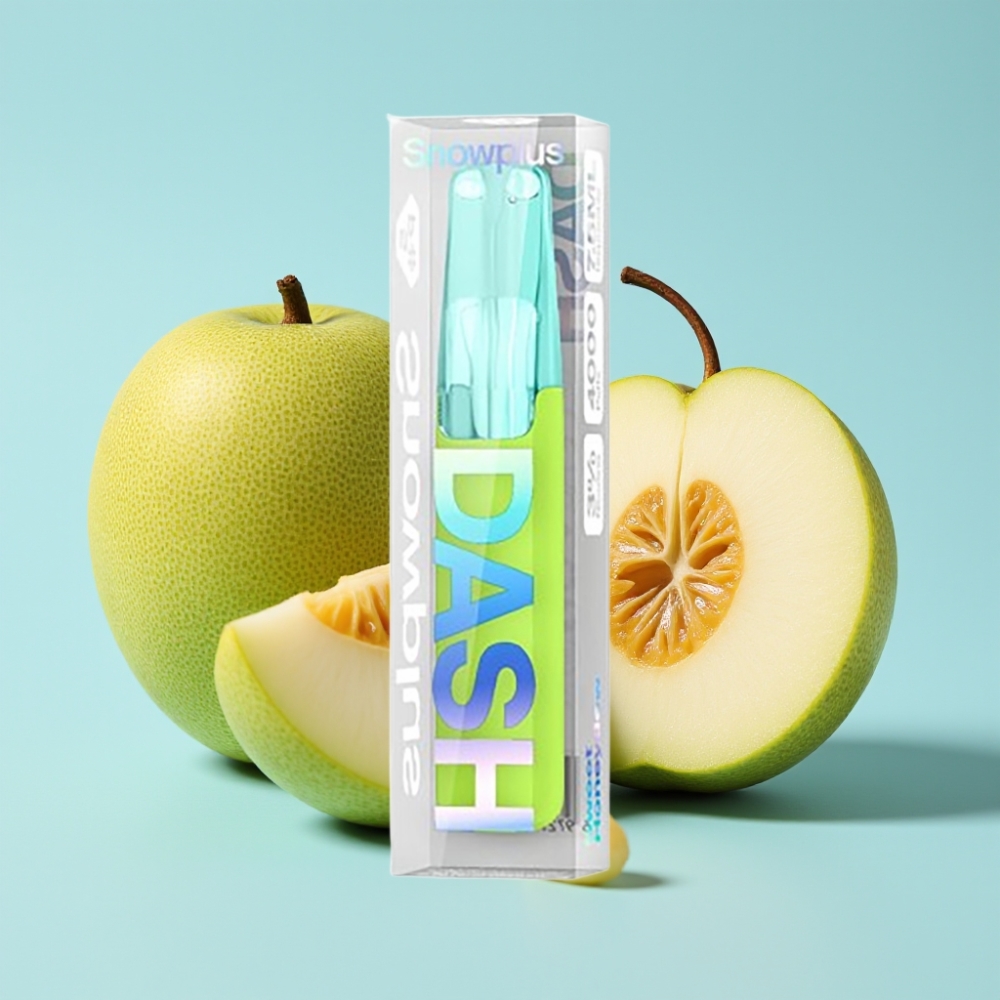 Snowplus Dash 4000 Puffs Kermaattinen Atomisaattori 7,5 ml Makea Hunajameloni