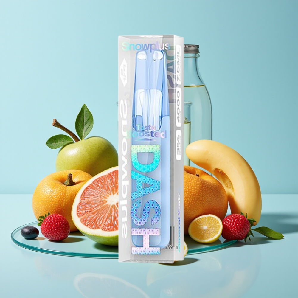 Snowplus Dash 4000 Puffs Kertakäyttölaite Keraaminen atomisaattori 7,5 ml Mineraalivesi