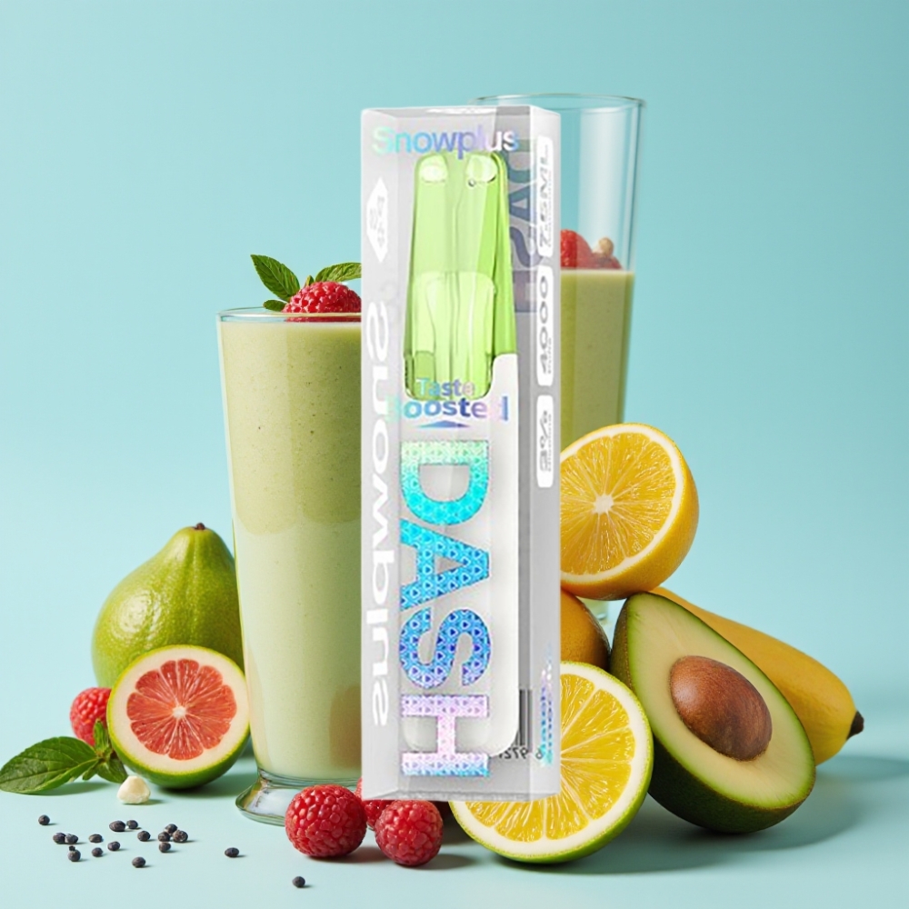 Snowplus Dash 4000 Puffs Kertakäyttölaite Matcha Smoothie 530 mAh 7,5 ml