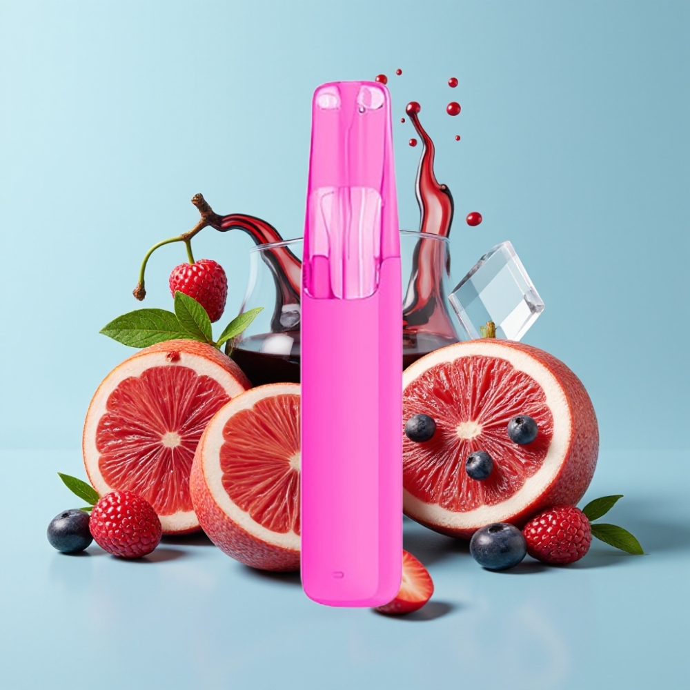 Snowplus Dash 4000 Puffs Kertakäyttölaite Punaviini Jää 530 mAh 7.5 ml Ceramic Atomizer