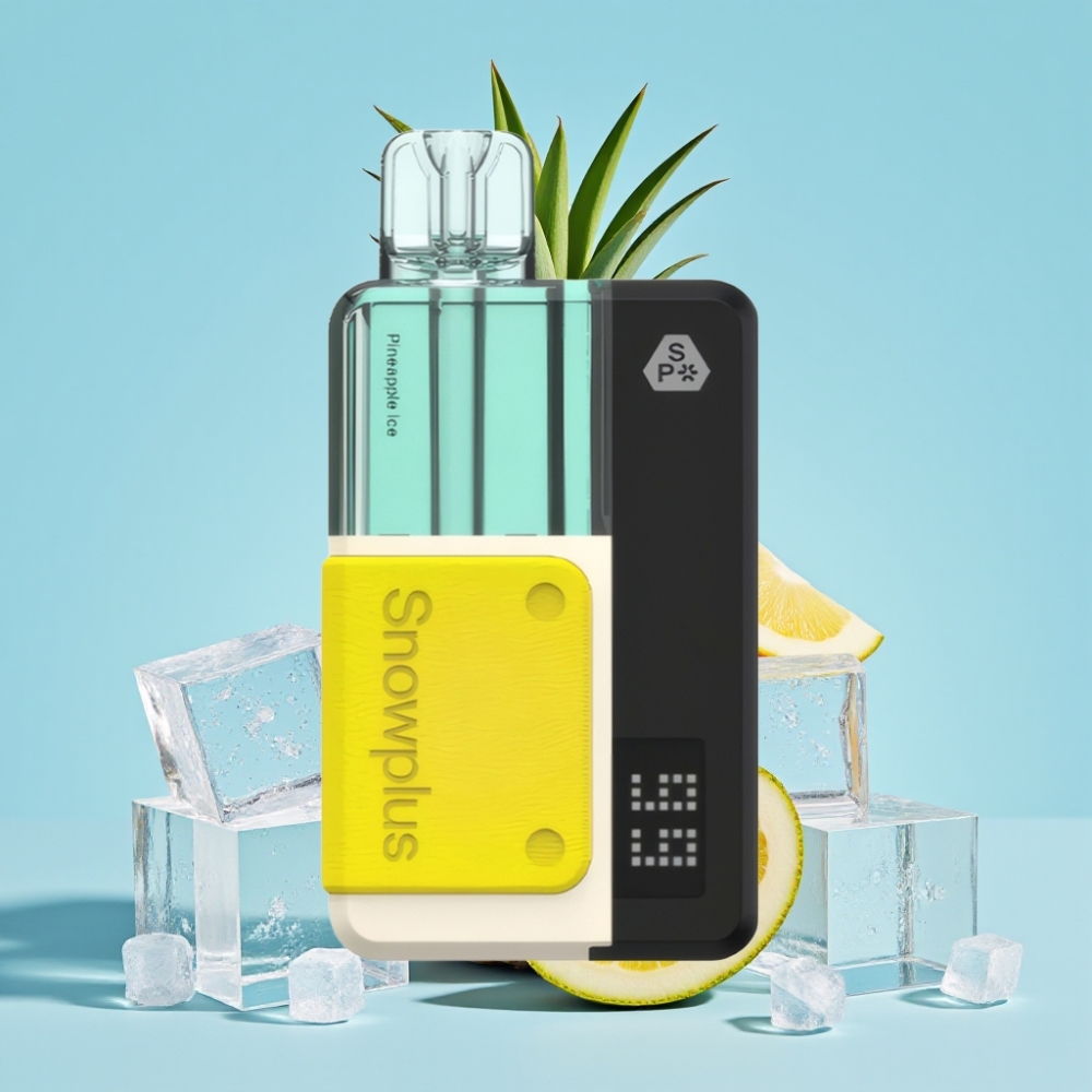 Snowplus Swift 15000 Puffs Pod Kit Ananasjäätä, 1000 mAh, 2+10 ml, Dual Mesh