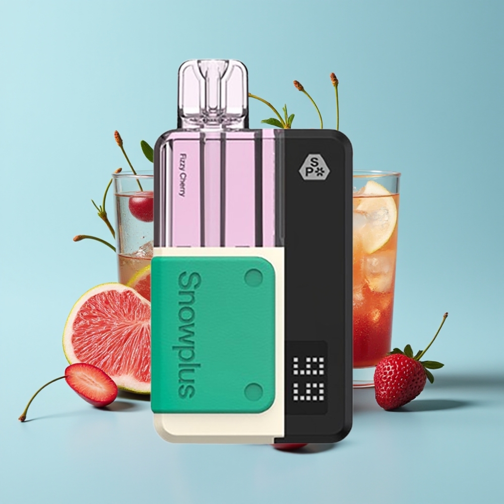 Snowplus Swift 5000 Puffs Dual Mesh - 1000 mAh - 2+10 ml - 2% - Soiva Kirsikka