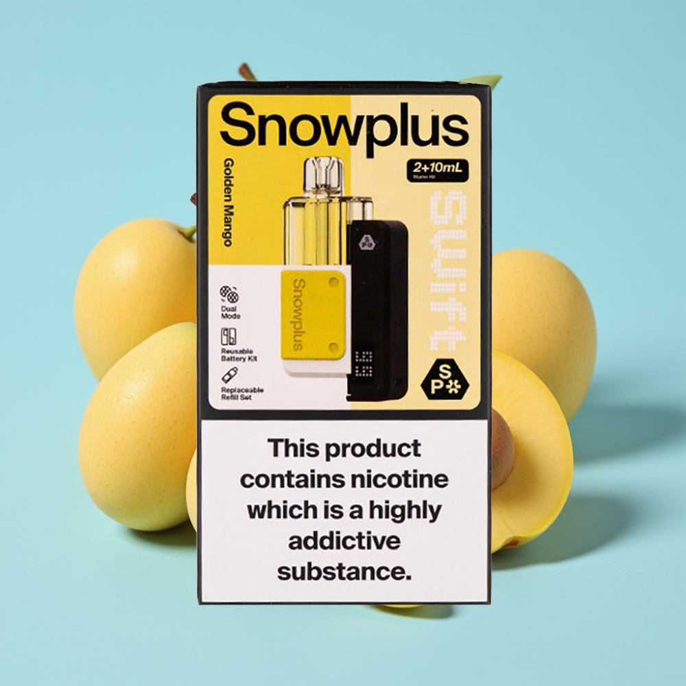 Snowplus Swift 5000 Puffs Dual Mesh Kultainen Mango 1000 mAh