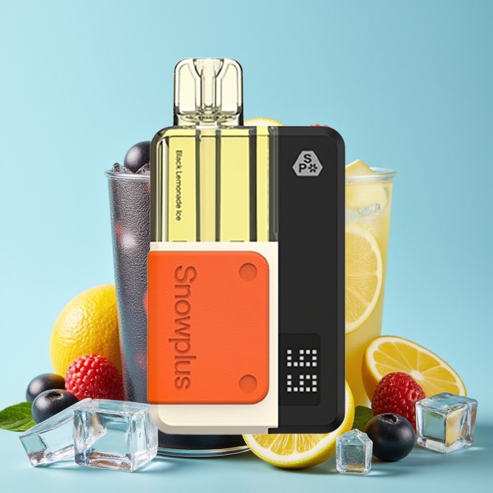 Snowplus Swift 5000 Puffs Dual Mesh Musta Limonadi Jää 1000 mAh
