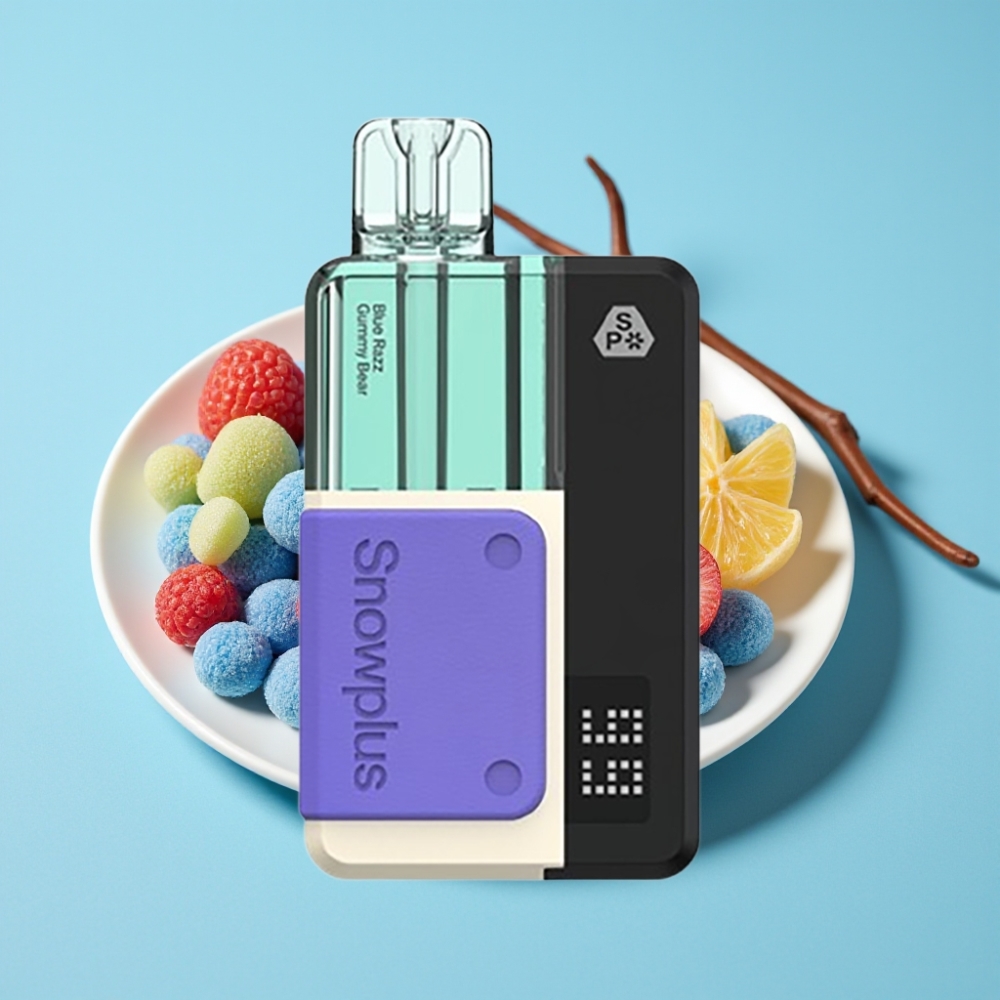 Snowplus Swift 5000 Puffs Dual Mesh Prefilled Pod Kit Sininen Viskileipäkarhu 1000 mAh