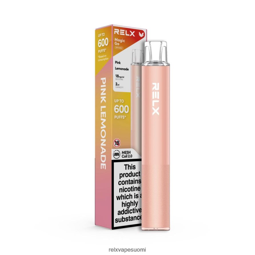 RELX Vape Price | RELX MagicGo ga600 vaaleanpunainen limonadi RJDF8F44