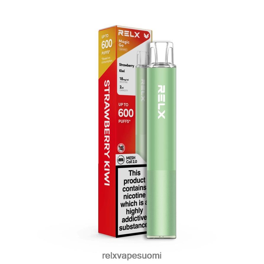 RELX Vape Refill | RELX MagicGo ga600 mansikka kiivi RJDF8F46