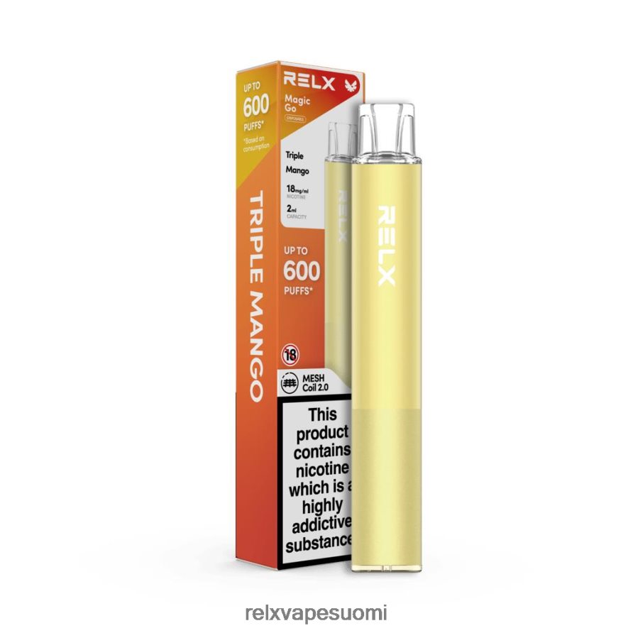 RELX Vape Shop | RELX MagicGo ga600 kolminkertainen mango RJDF8F47