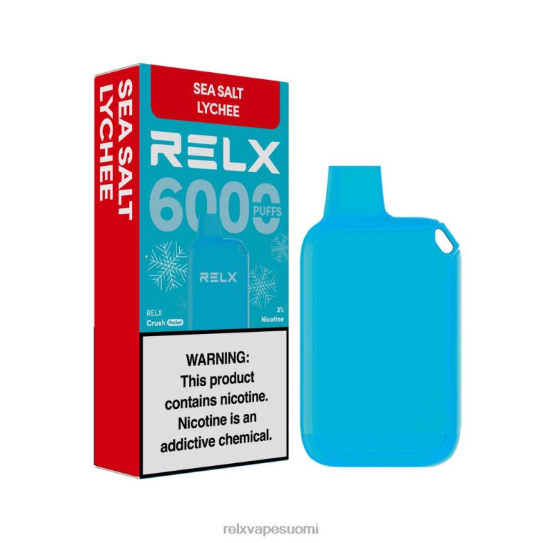 RELX Helsinki | merisuolalitsi RELX Crush Pocket 6000 jäätä R660X14