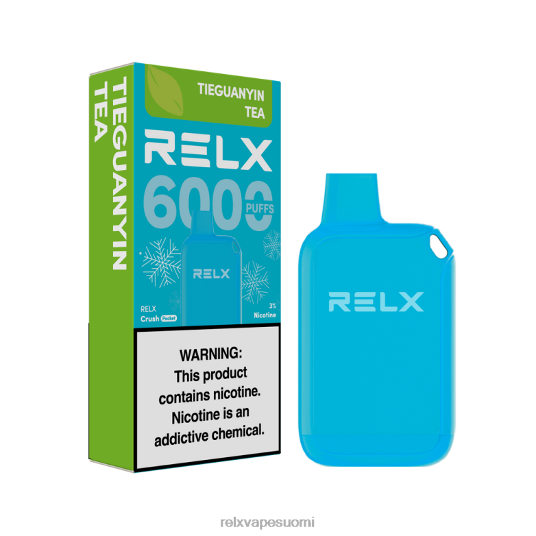 RELX Suomi | tieguanyin teetä RELX Crush Pocket 6000 jäätä R660X22