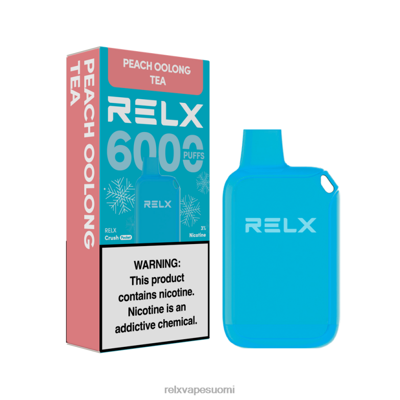 RELX Vape Price | persikka oolong teetä RELX Crush Pocket 6000 jäätä R660X10