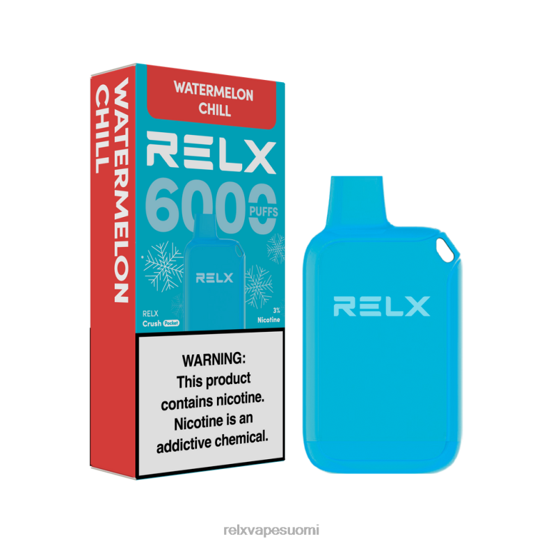 RELX Vape Price | vesimeloni chill RELX Crush Pocket 6000 jäätä R660X24