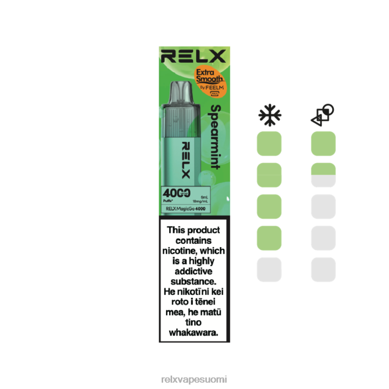 RELX Vape Price | viherminttu RELX MagicGo 4000 kertakäyttöinen vape R660X3