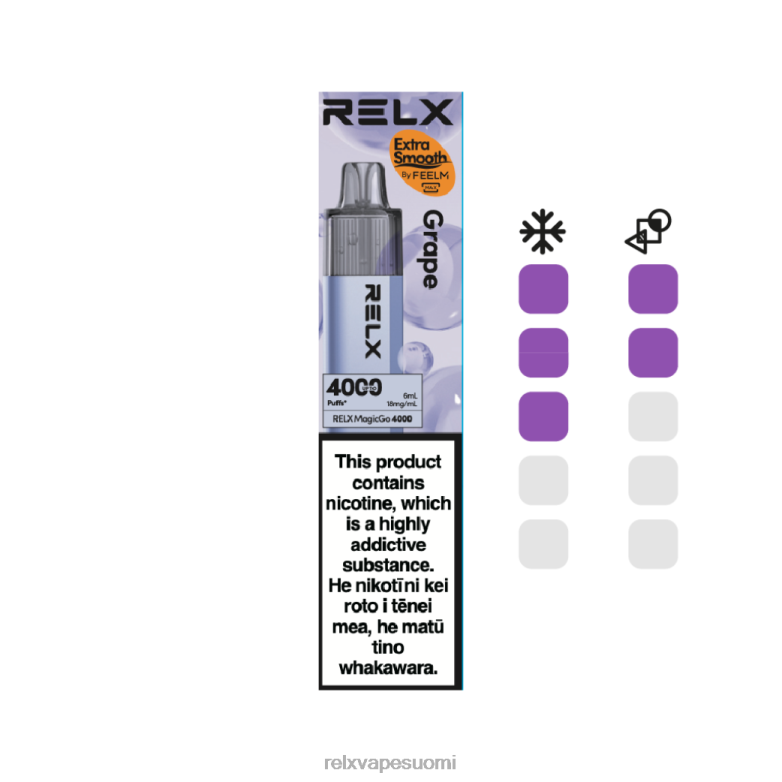 RELX Vape Shop | rypäleen RELX MagicGo 4000 kertakäyttöinen vape R660X6