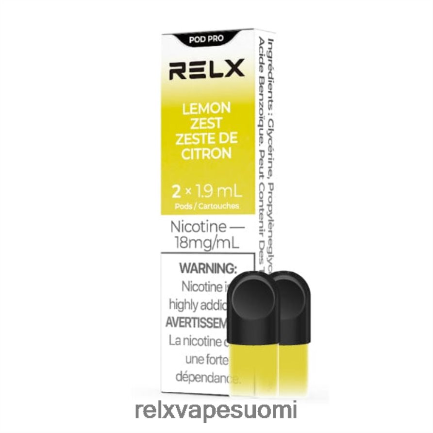 RELX E Juice | RELX pod pro - 2 paloa sitruunan kuori RJDF8F19