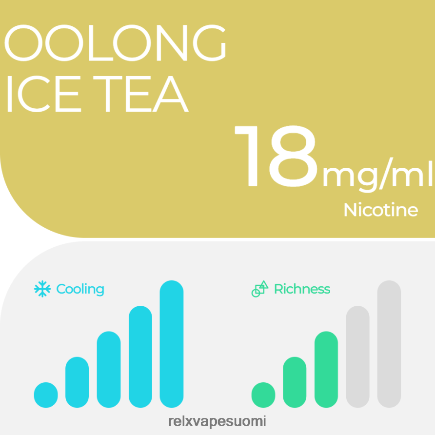 RELX Vape Flavours | RELX pod pro - 2 paloa oolong jäätee RJDF8F14