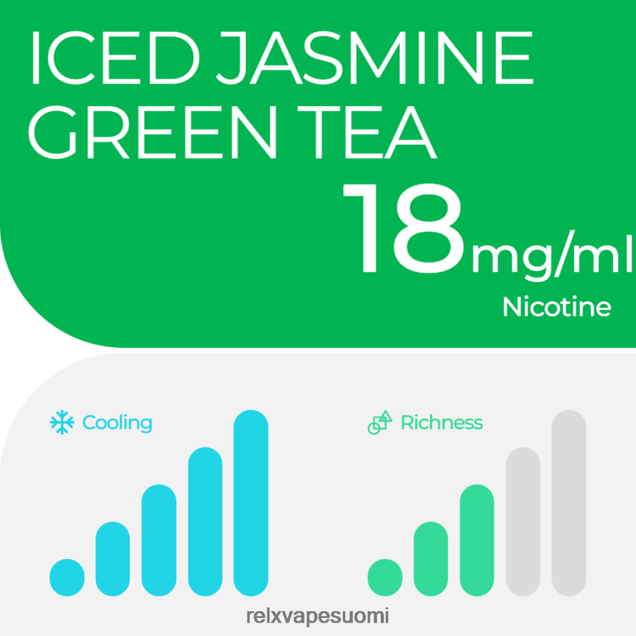 RELX Vape Price | RELX pod pro - 2 paloa jäätä jasmiinin vihreää teetä RJDF8F13