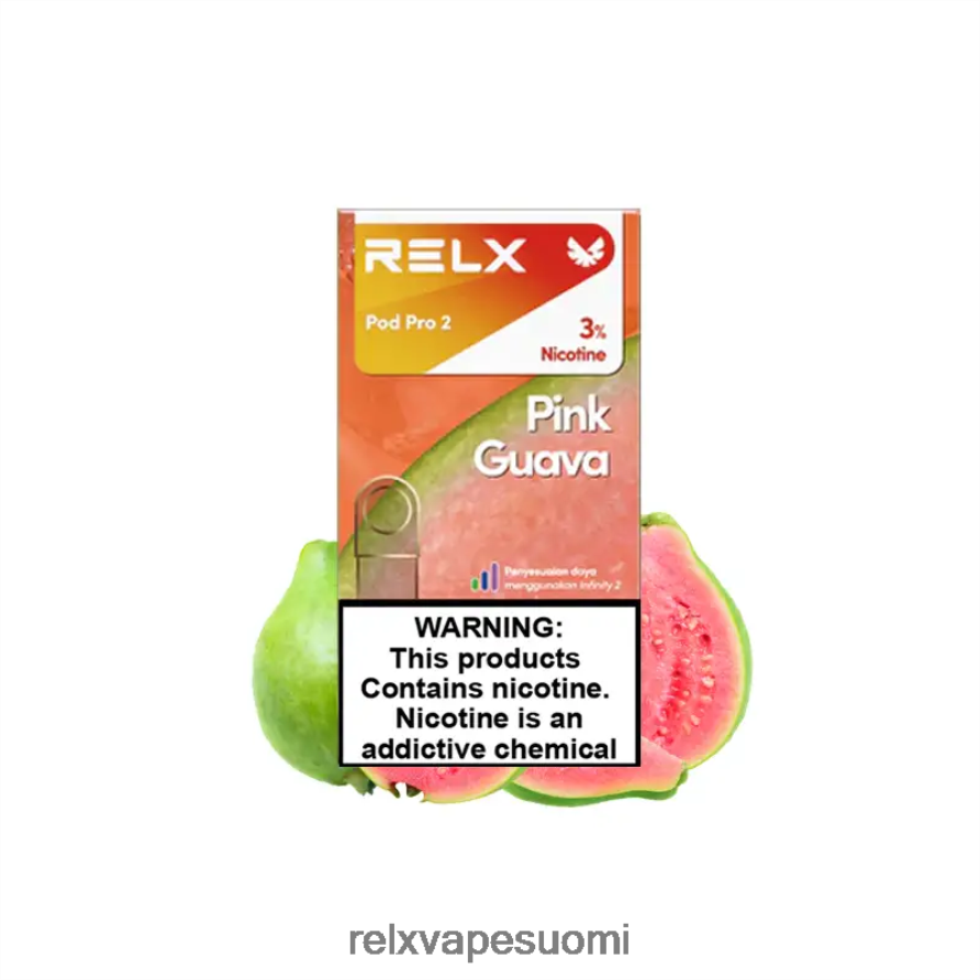 RELX Vape Refill | RELX pod pro 2-3 paloa vaaleanpunainen guava RJDF8F106