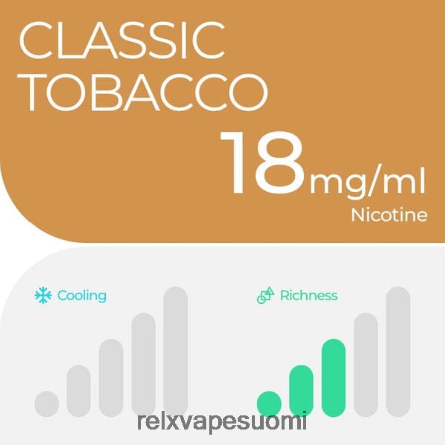 RELX Vape Suomi | RELX pod pro - 2 paloa klassinen tupakka RJDF8F22